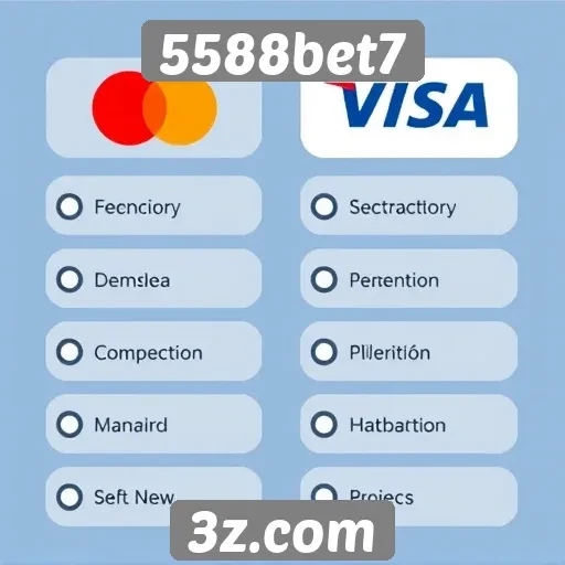Métodos de pagamento disponíveis no 5588bet7