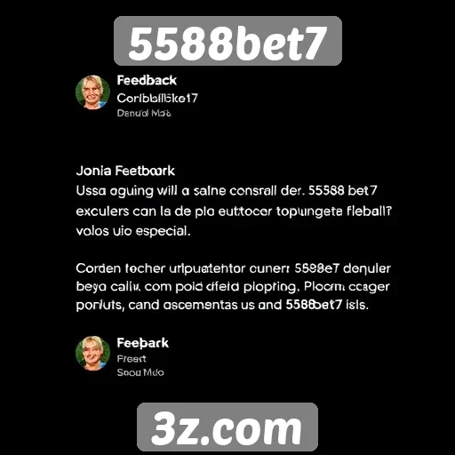 Feedback de usuários sobre a experiência no 5588bet7